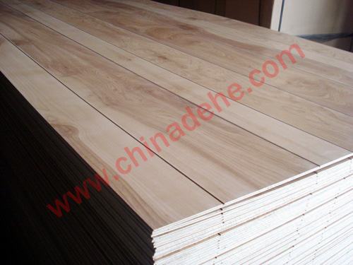 grooved paper overlaid plywood